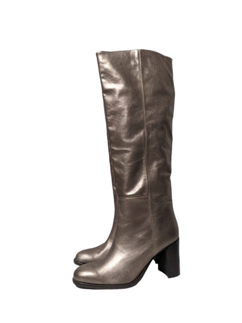 FREE PEOPLE Grayson Knee High Bronze Leather Boots NWOT